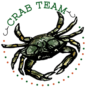 The WSG Crab Team logo