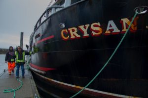 Makah Tribal members blessing its fleet in Neah Bay