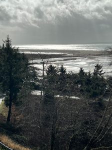 Views of the Pacific Ocean from the Shoalwater Bay Indian Tribe’s Evacuation Multipurpose Building