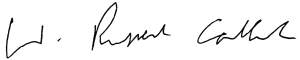 Russell Callender signature