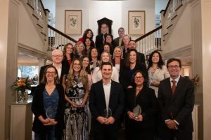 The winners of the Governor's Outstanding Leadership Award with Governor Bob Ferguson