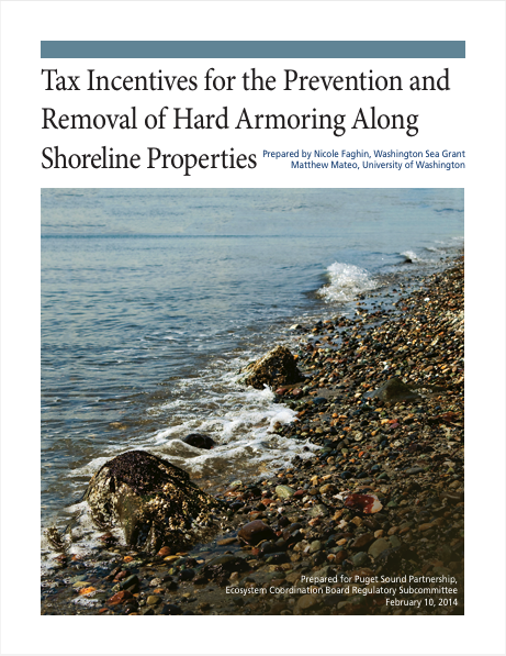 Tax Incentives for the Prevention and Removal of Hard Armoring Along Shoreline Properties
