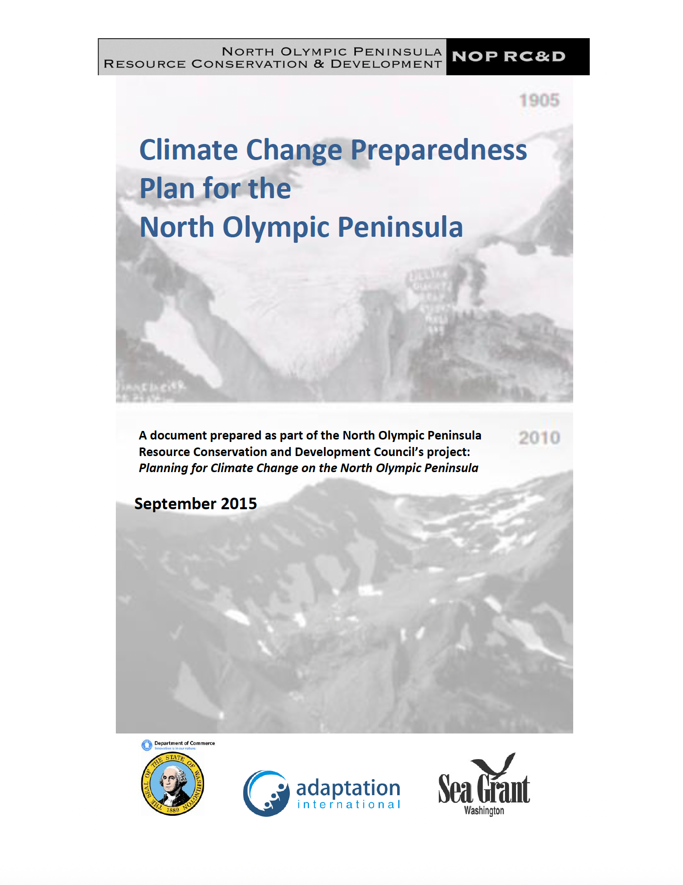 Preparedness Plan for the North Olympic Peninsula