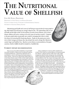 The Nutritional Value of Shellfish