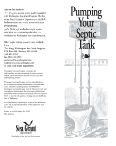 Pumping Your Septic Tank