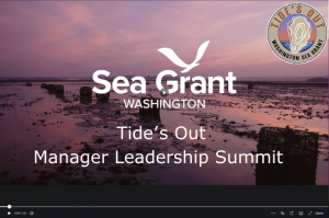 Screenshot of Tide's Out Manager Leadership summit video
