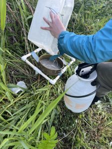 Collecting invertebrates from fallout traps
