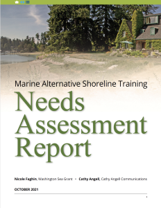 Marine Alternative Shorelines Training Needs Assessment Report