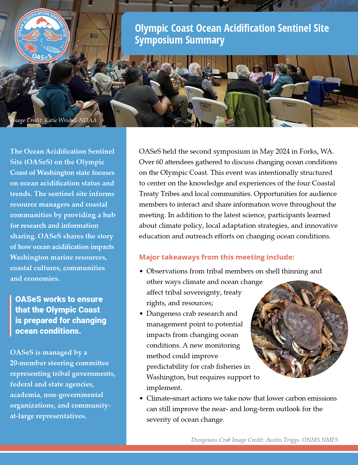 Olympic Coast Ocean Acidification Sentinel Site Symposium Summary