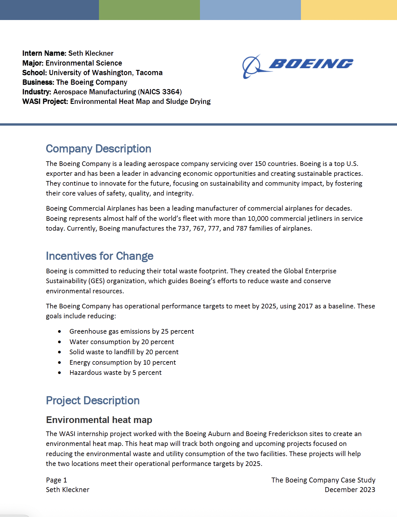 WASI Case Study: The Boeing Company