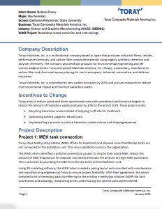 WASI Case Study: Toray Composite Materials America, Inc.