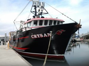 Dave Sones' boat, the Crysan