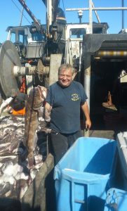 Dave Sones with a lingcod